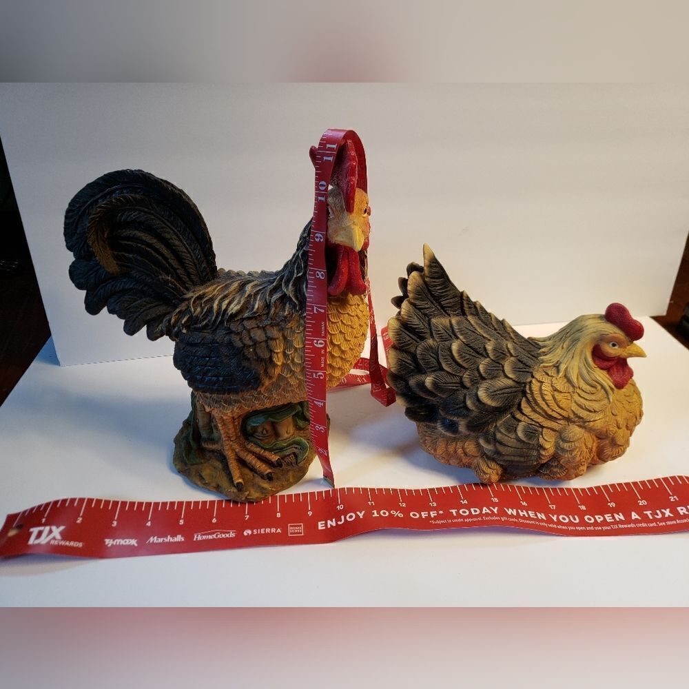 Large Rooster & Hen - Picture 6 of 8